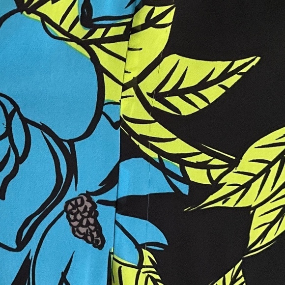 Maxi dress Fairy Floral print Chiffon Dark Romantic Fluid Flowy 3X - Picture 6 of 13